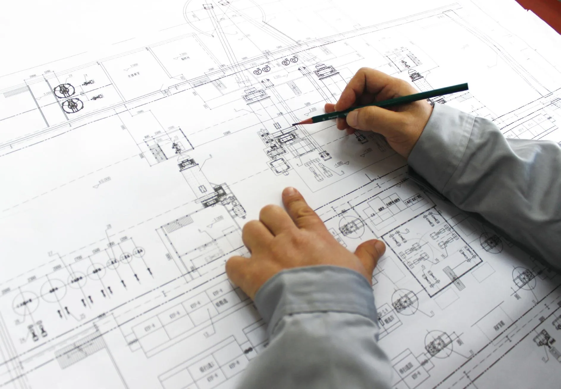 Mineral processing plant engineering drawing and process design